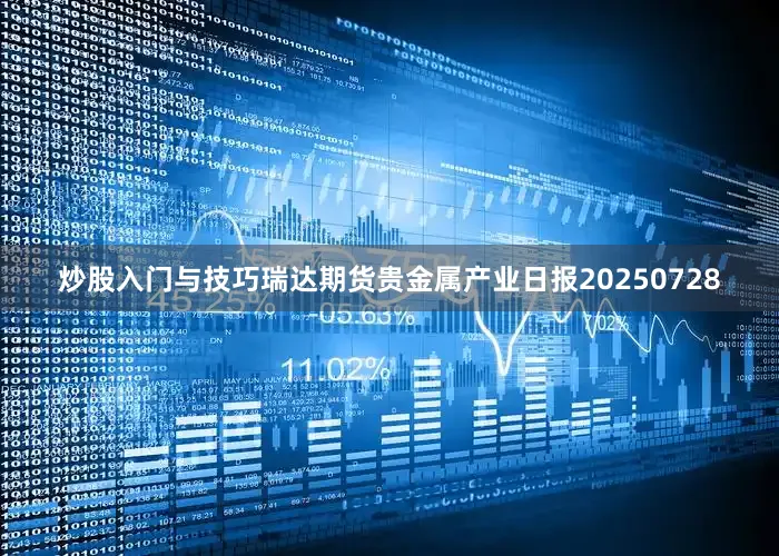 炒股入门与技巧瑞达期货贵金属产业日报20250728